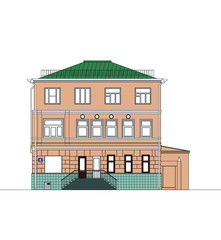 vector illustration of house