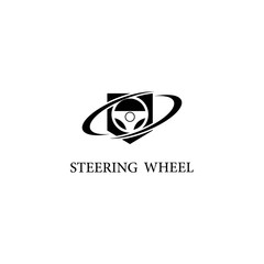 steering logo template vector icon design