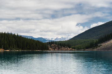 Moraine Lake nature scenery inside Banff National Park, Alberta, Canada