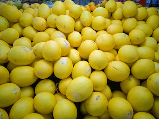 Melon fruit. Healthy and natural food.