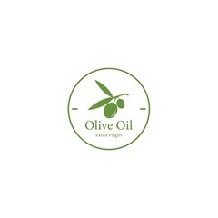 Olive oil logo template vector icon design