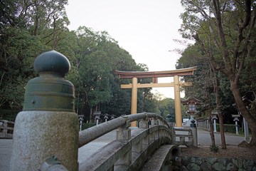 橿原神宮 神橋と二の鳥居