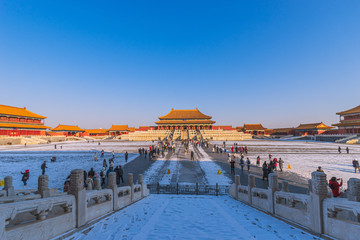 
China Beijing Forbidden City
tourist spot