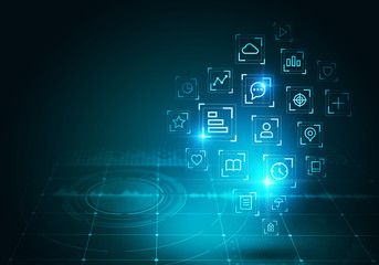 Innovative technologies image . Mixed media