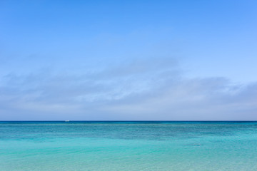 日本最南端、沖縄県波照間島の海