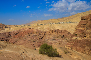 panorama a Petra, Giordania