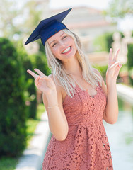 young female graduate