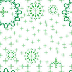 Seamless pattern for abstract plan or other image