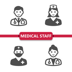 Medical Staff Icons