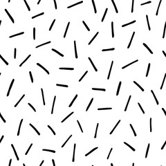seamless pattern with hand drawn doodle strokes