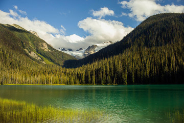 The Joffre Lakes, a landmark in BC Canada