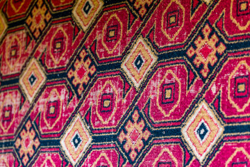 traditional thai style fabric carpet
