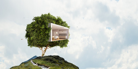 Real estate and ecology concept