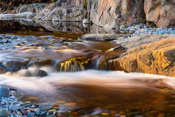 Long Exposure of stream & Rocks
