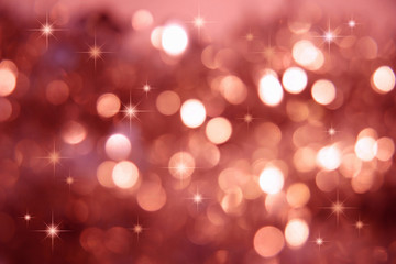 abstract christmas background with bokeh