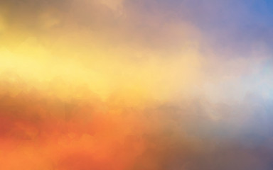 abstract colorful background with clouds