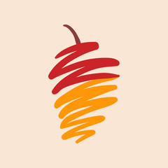 abstract manggo drawing 