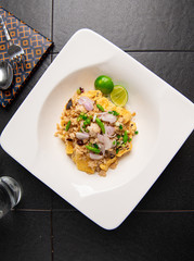 Delicious Thai food prepared by authentic Thai chefs who have strong spicy seasonings from authentic Thai spices.