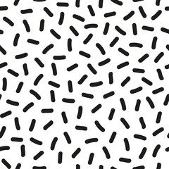 Scattered Line Shapes. Black and white texture