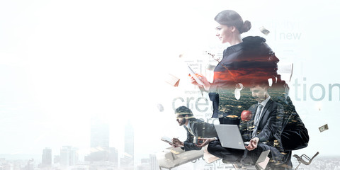 Business people at their work