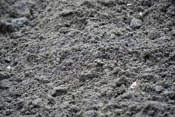 excavated fertile soil with sand
