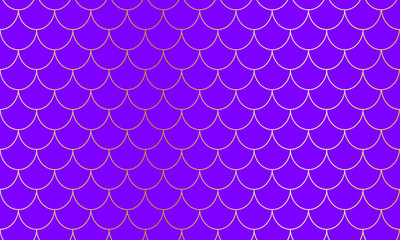 Mermaid scales. Fish squama. Scale pattern.