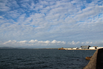 atlantic coast in camaret-sur-mer (brittany - france)