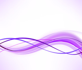 Abstract decor wave vector background illustration curve line art design	