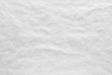 Crumpled white background paper texture