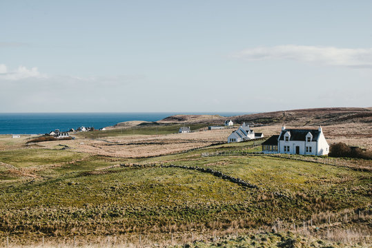 Paysage de bord de mer en Ecosse