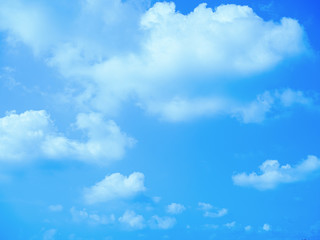 blue sky with clouds