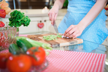 Healthy Food. Vegan Salad. Diet. Dieting Concept. Healthy Lifestyle. Cooking At Home.