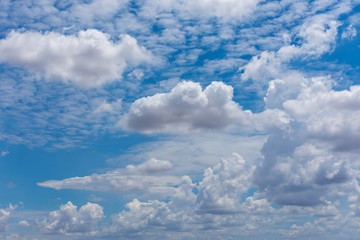 blue sky with clouds