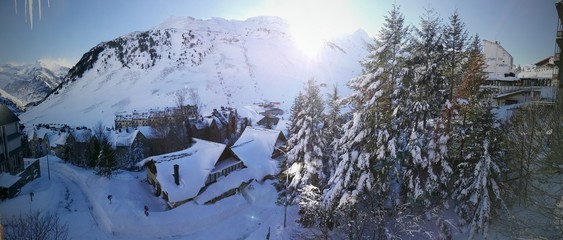 Views of Candanchu ski stacion