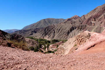 Fototapeta na wymiar rock formations in southamerica