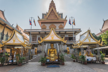 Fototapeta premium Temple in Phnom Penh Cambodia. Phnom Penh, Cambodia 