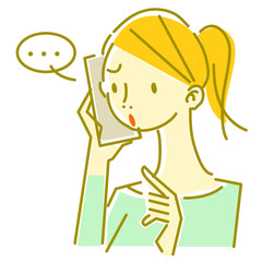 女性　ナチュラル　お洒落　電話つながらない