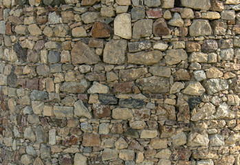 different and color stone wall background