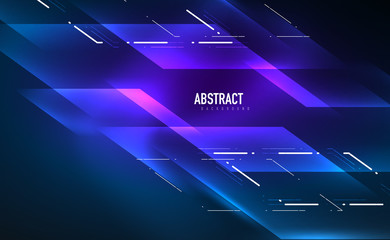 Naklejka premium Dynamic neon shiny abstract background. Trendy abstract layout template for business or technology presentation, internet poster or web brochure cover, wallpaper