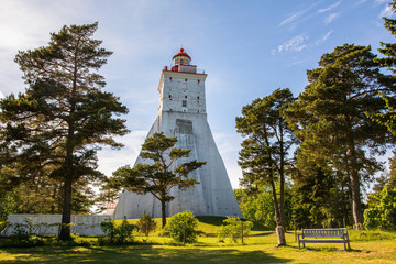View of The Kopu Lighthouse, Hiiumaa, Estonia