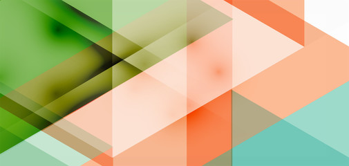Geometric abstract background, mosaic triangle and hexagon shapes. Trendy abstract layout template for business or technology presentation, internet poster or web brochure cover, wallpaper