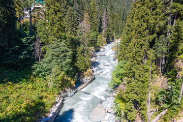 photo of mountains in Dombai Russia