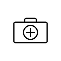 First Aid Kit Icon Design Vector Template