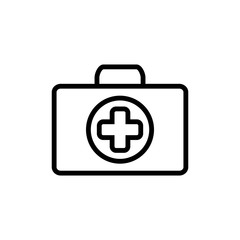 First Aid Kit Icon Design Vector Template