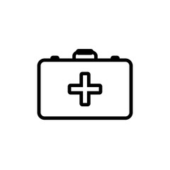 First Aid Kit Icon Design Vector Template
