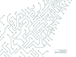 Abstract background of electronic board. Motherboard Connect Vector