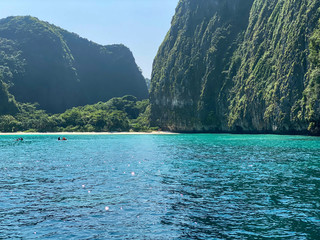 Maya Bay, Phi Phi Islands, Krabi, Thailand.