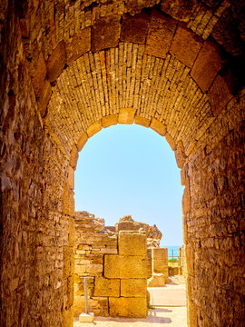 Baelo Claudia Archaeological Site. Tarifa, Cadiz, Andalusia, Spain.