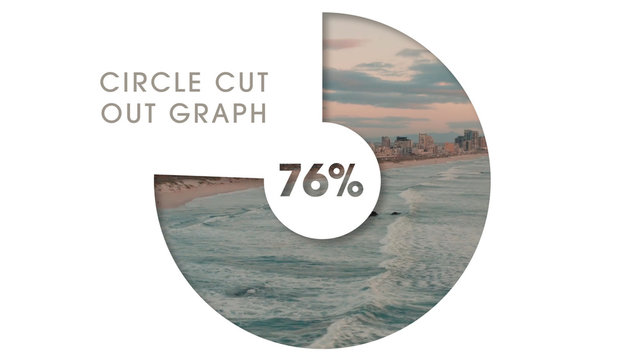 Circle Cut Out Bar Graph