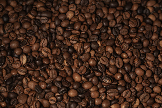 Coffee bean background aromatic food and drink © julia_popova_ph